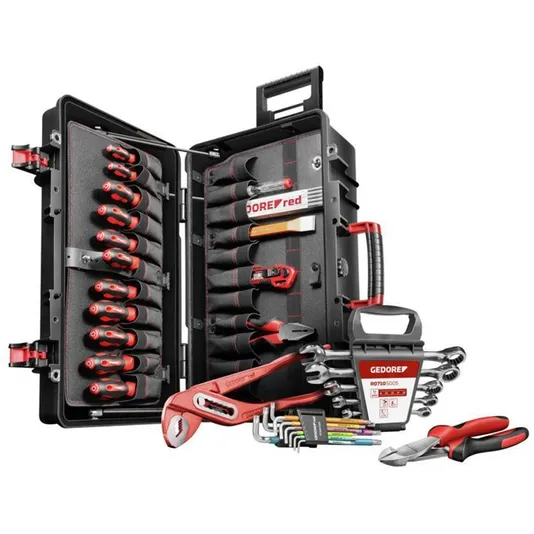 Gedore verktøykoffert XXL, 124 deler