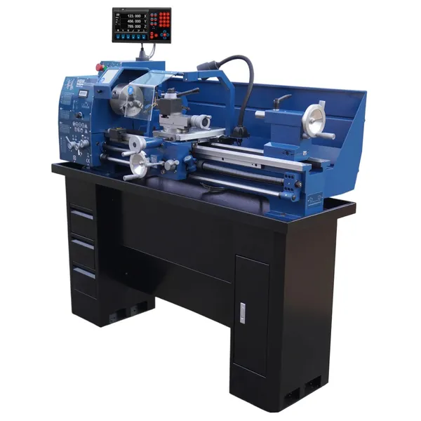 HBM dreiebenk 320x900 mm. m/digitalavlesning og frekvensomformer