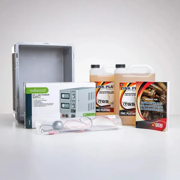 Elektroforzinking startpakke – Mellomstor