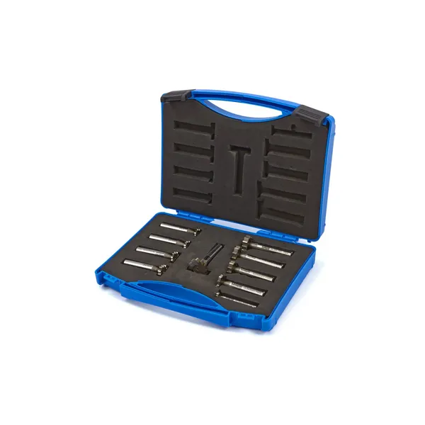 HBM 10-delers HSS M-2 T-spor fresesett