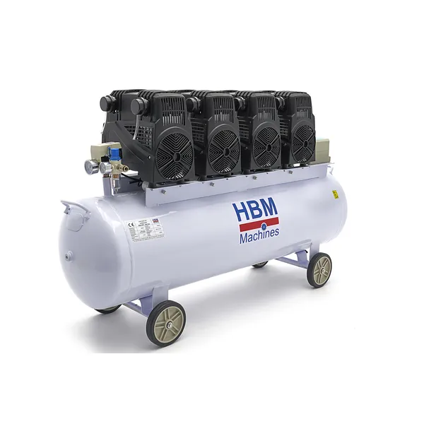 Stillegående kompressor, 7 hk./200l.