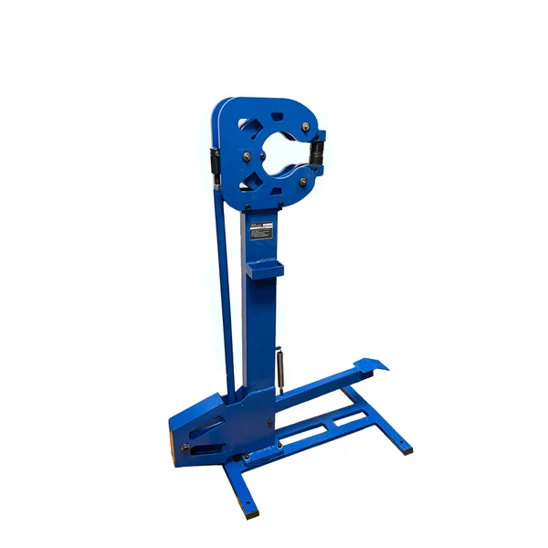 Krympe-strekkemaskin med runde kjefter, 165 mm.