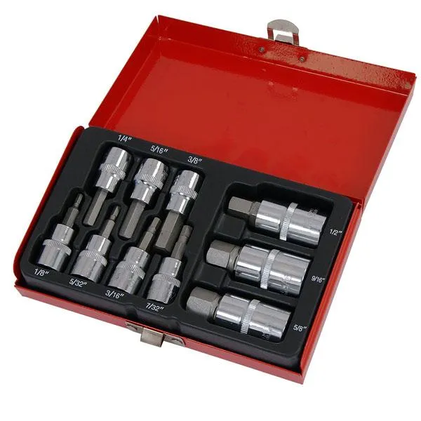 Unbrakopipesett, tommer